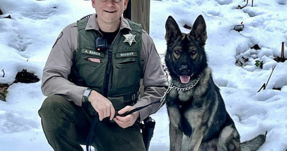 KCSO deputy Aaron Baker with K-9 Odin. Courtesy Photos