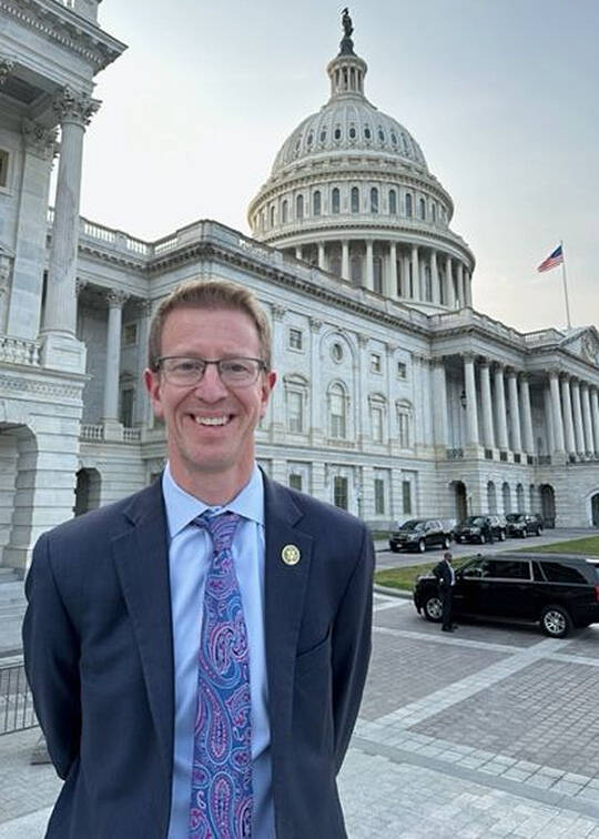 Mike De Felice/Kitsap News Group 
Derek Kilmer at the U.S. Capitol.