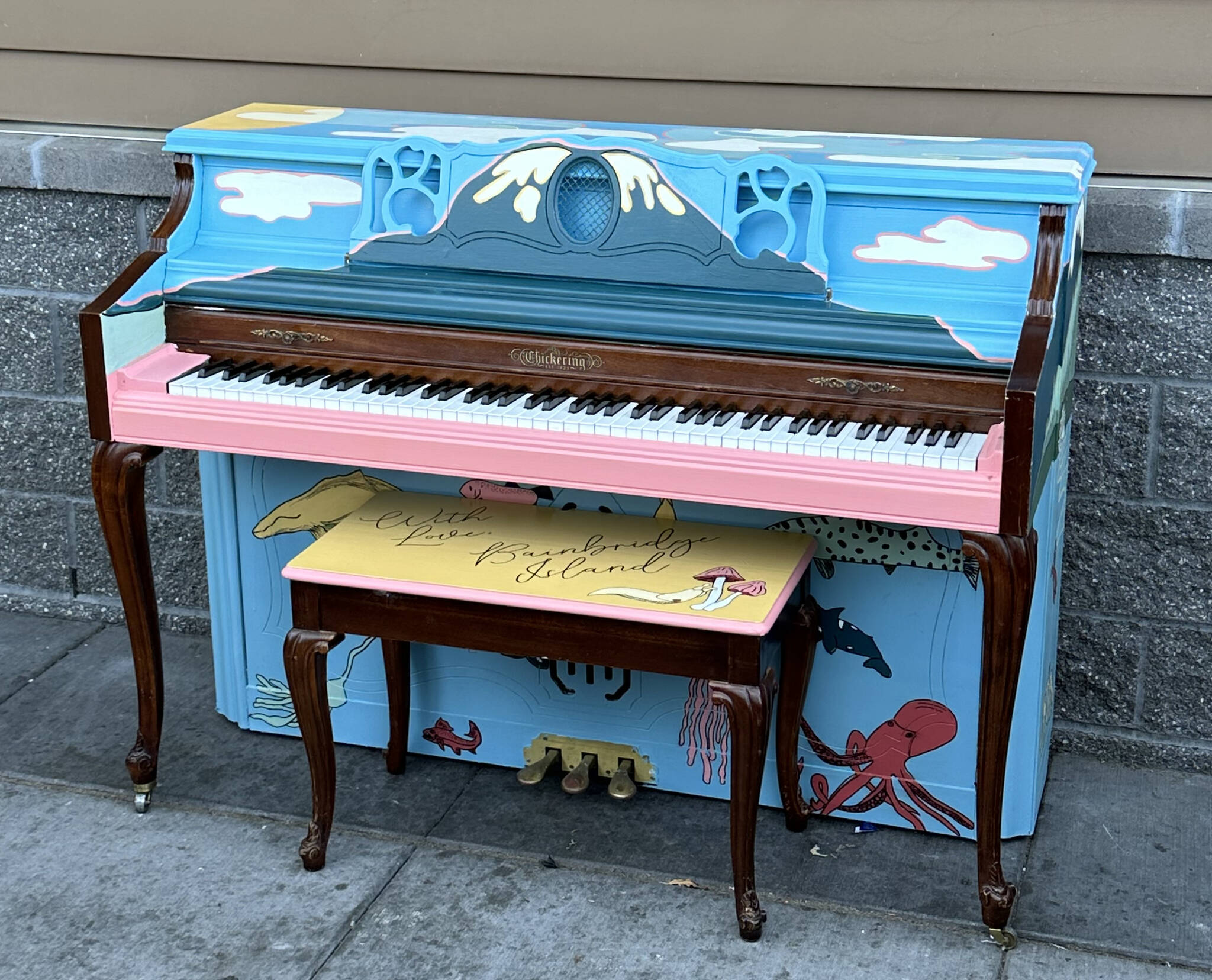 ‘Public piano’ in tune with BI experience | Bainbridge Island Review