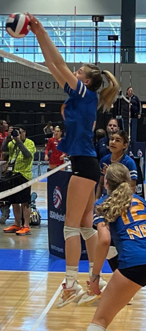 Holley McFadden helped push her club team to the national championships in Chicago last month.