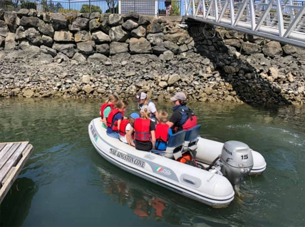 Sail Kingston Cove courtesy photo
Sail Kingston Cove’s coach/safety boat was recently stolen from the Port of Kingston.