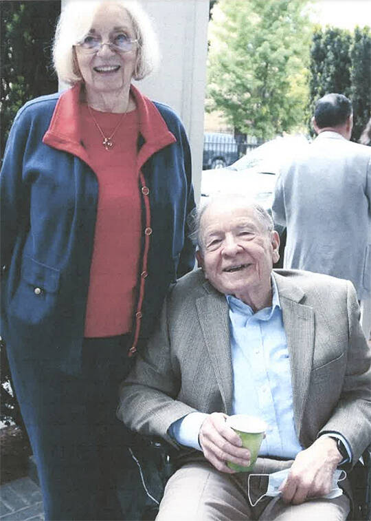 A more-recent photo of Peggy and Ronald Booth.