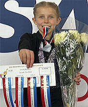 Baldwin family courtesy photo
Emme Baldwin shows off her ribbons.