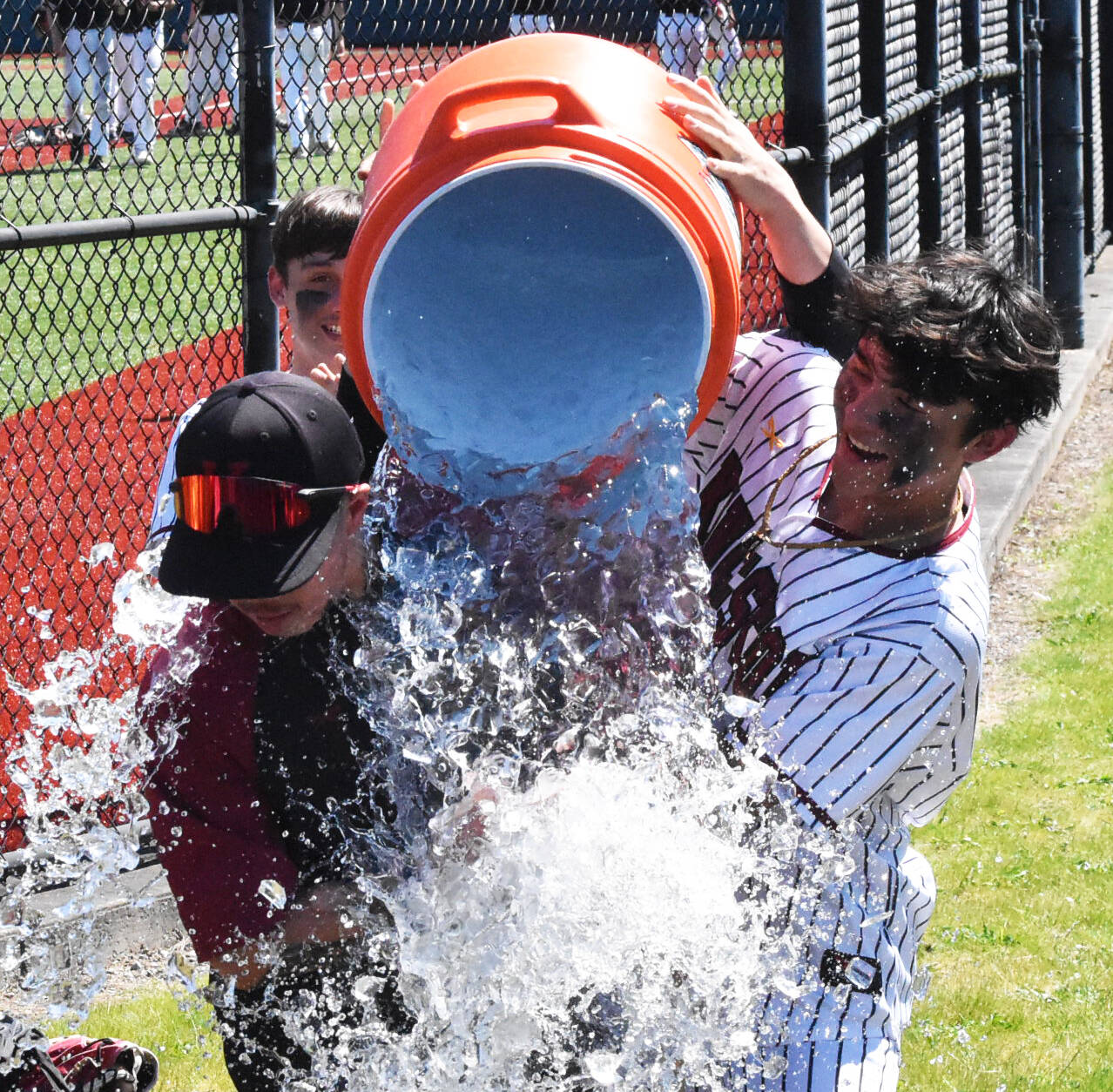 Kingston celebrates its first state berth in 12 years. Nicholas Zeller-Singh/Kitsap News Group