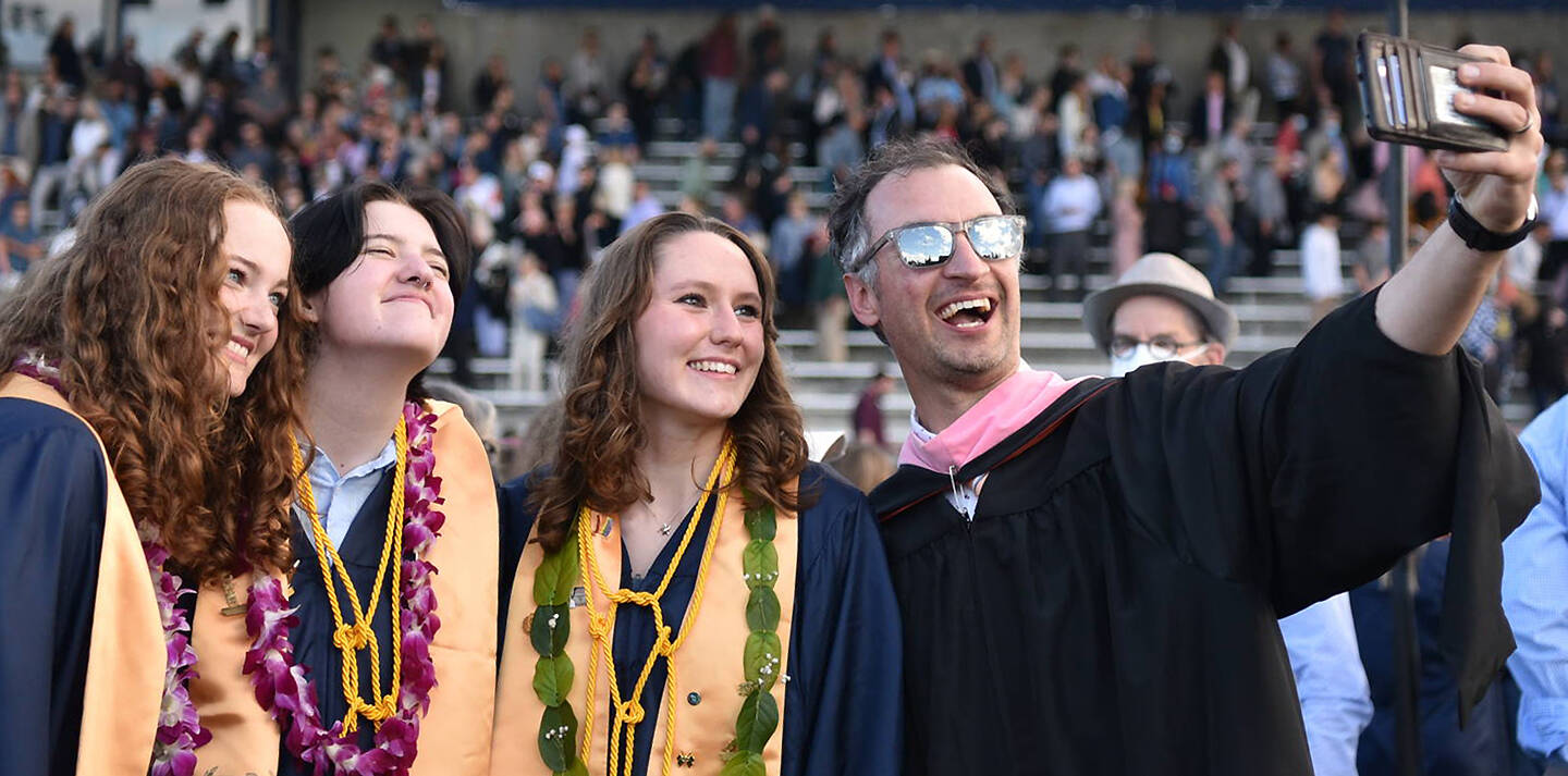 File photo
Selfies are popular photos taken on graduation night.