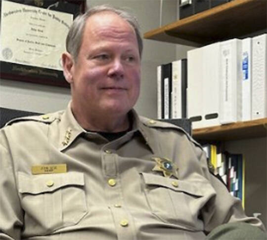 Mike De Felice/Kitsap News Group
Kitsap County Sheriff John Gese says crime statistics are messed up this year.