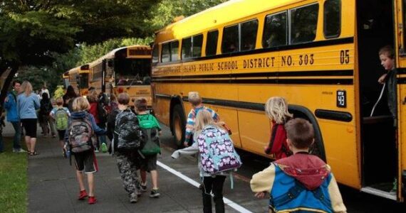 File photo
Students arrive for the first day of school at Captain Johnston Blakely Elementary in 2013.