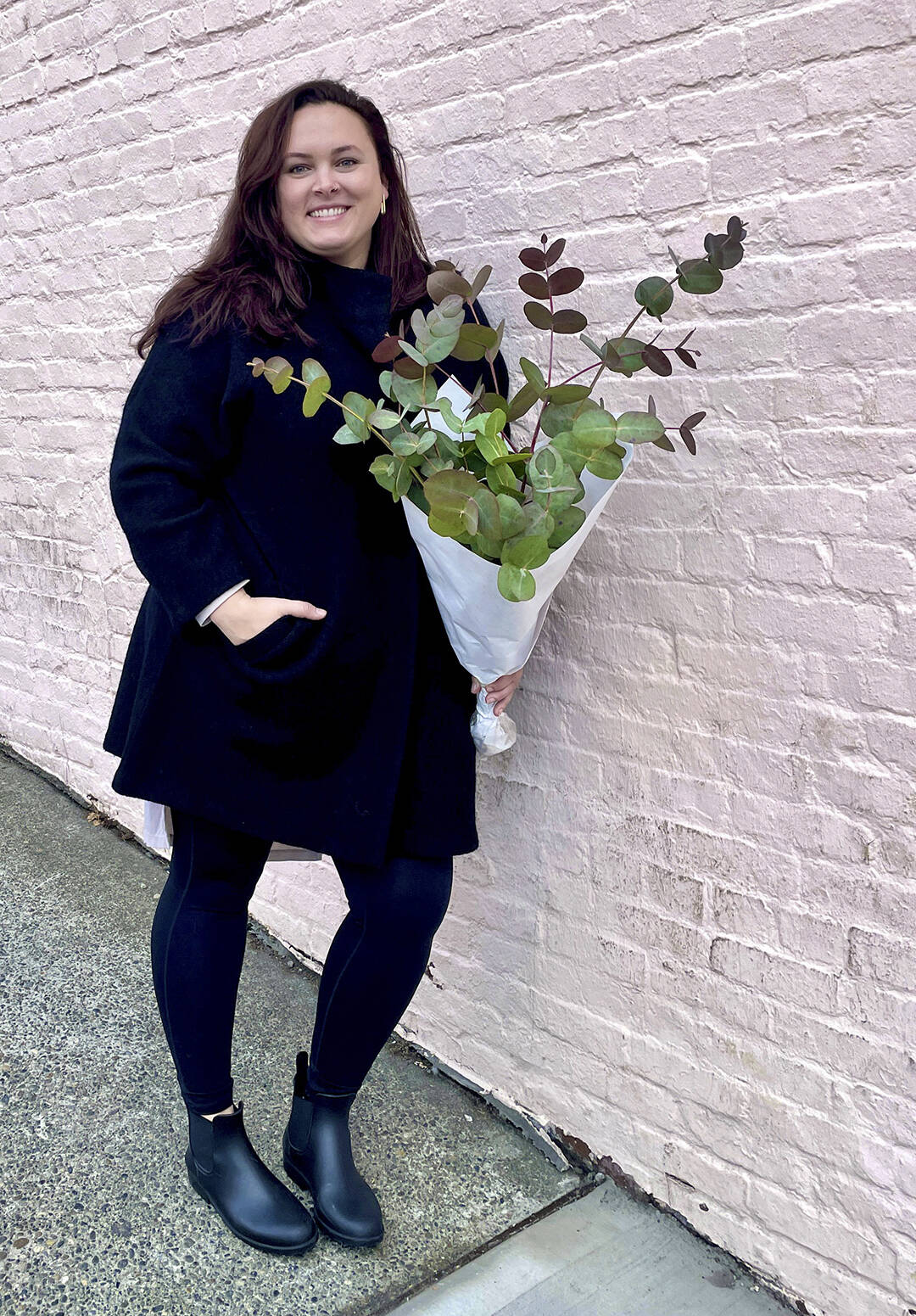 BISD courtesy photo
Alex Ford poses with a bouquet of foliage.