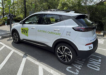 COBI courtesy photo
Electric vehicle charging station at City Hall.