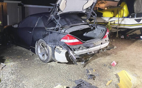 KCSO courtesy photo
A car exploded after a device was placed underneath it, officials said Oct. 3.