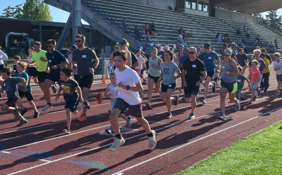 The Kiwanis Club of Bainbridge Island, invites families to affordable, fun activities such as their all-comers track meets which encourage bonding and help build stronger connections with neighbors.