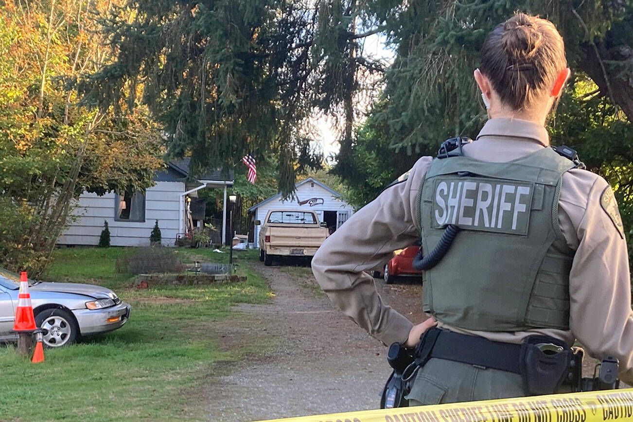 KCSO courtesy photo
The scene of the crime on Scandia Road near Poulsbo.