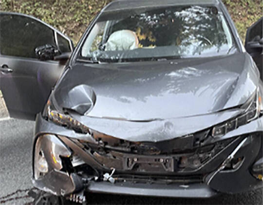 <p>KCSO courtesy photos</p>
                                <p>One of the cars involved in the head-on crash.</p>