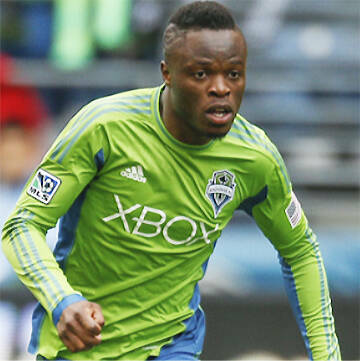 Zakuani courtesy photo
Steve Zakuani played with the Seattle Sounders for five seasons from 2009-2013.