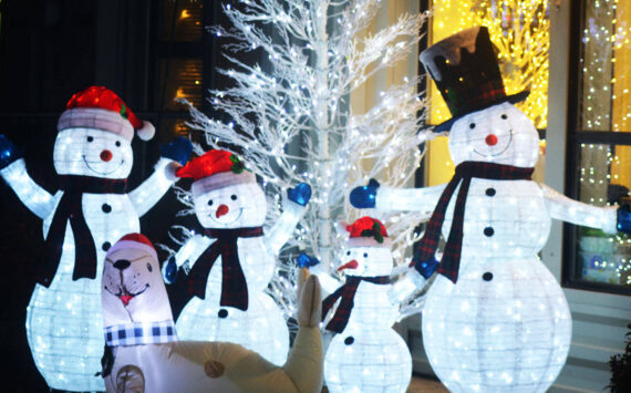 Steve Powell/Kitsap News Group photos
If you’re dreaming of a White Christmas, it needs to snow - man. Speaking of that, snowmen seem to be more popular on Bainbridge Island than either Santa Claus and his reindeer or nativity scenes with the manger when it comes to decorating for the holidays.