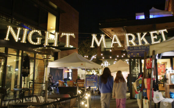 Molly Hetherwick/Kitsap News Group photos
Attendees were greeted by a warmly lit Night Market.