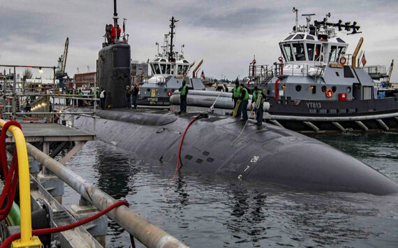 Lt. Zachary Anderson courtesy photo
The USS Topeka, a 362-foot-long submarine, has supported naval operations across the Indo-Pacific region for over 35 years.