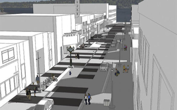 An artist’s rendition look at the piano keys layout of Quincy Square in Bremerton.