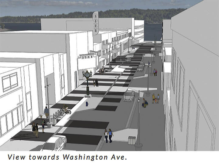 An artist’s rendition look at the piano keys layout of Quincy Square in Bremerton.